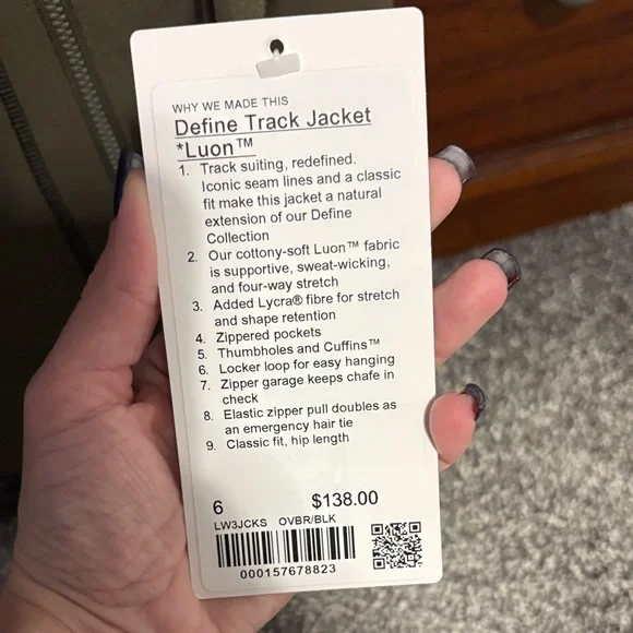 Lululemon Define Track Jacket Luon - Picture 2 of 6